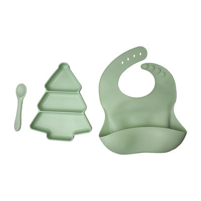 Mua Tấm và yếm silicon cho bé 3 chiếc Bộ dụng cụ hút miễn phí BPA Tùy chỉnh online manufacture