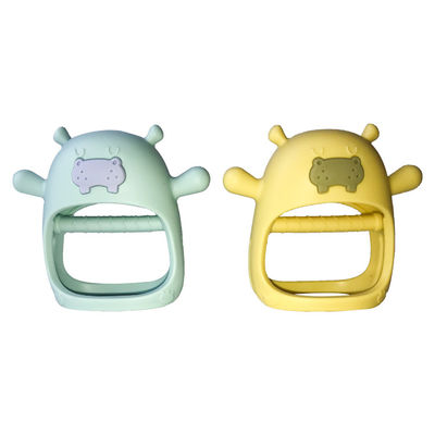 Mua Silicone Baby Teether Tùy chỉnh Hippo Never Drop DIY Handmade Bpa Free online manufacture
