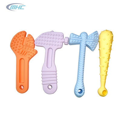 Mua Cờ lê Búa Silicone Nhai Đồ chơi Công cụ Kỹ thuật Hình dạng Cấp thực phẩm Miếng dán cho bé online manufacture
