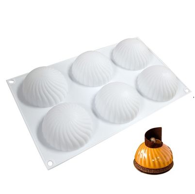 Mua Khuôn bánh silicone trang trí thủ công 6 lỗ sâu Logo tùy chỉnh LFGB đã được phê duyệt online manufacture