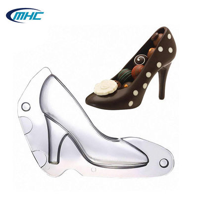 Mua Khuôn sô cô la giày cao gót 3D tùy chỉnh Công cụ làm bánh Polycarbonate online manufacture