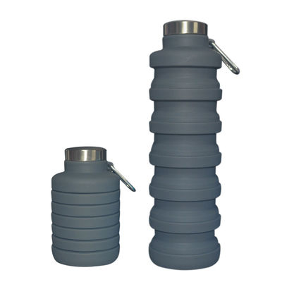 Mua New Item Custom Logo 700ml Drink Bottle Black Silicone Water Bottle Collapsible online manufacture
