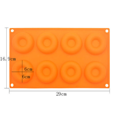 Mua Khuôn làm bánh silicon 8 khoang 3D Hình dạng bánh rán Khuôn làm xà phòng tùy chỉnh online manufacture