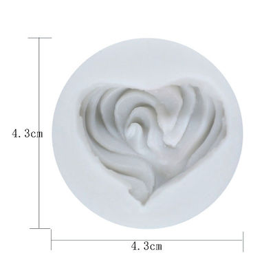 Mua Dụng cụ làm bánh bằng silicon Kích thước tùy chỉnh Dụng cụ trang trí bánh 3d Hoa hồng Hình dạng Fondant Khuôn online manufacture