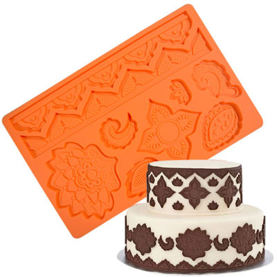 Mua Dụng cụ làm bánh bằng silicon DIY Dụng cụ làm bánh Fondant Silicone Lace Mat Bền vững online manufacture