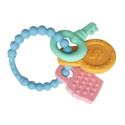 Mua Sản phẩm silicon thân thiện với môi trường dành cho trẻ em Núm vú giả cấp thực phẩm Clip Ring Teether online manufacture