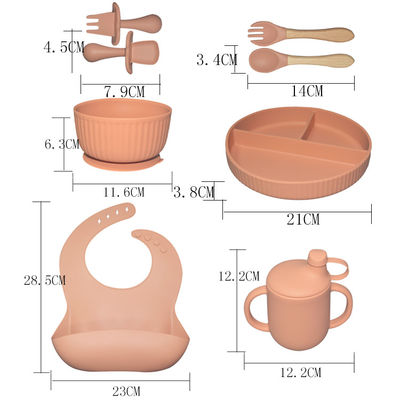 Mua Thức ăn cấp độ cung cấp các bộ silicone máy hút bằng silicone với máy hút và muỗng online manufacture