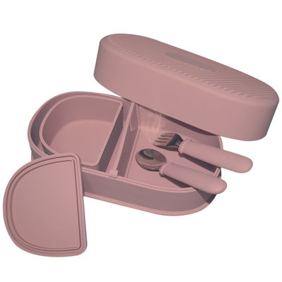 Mua Trường học hộp ăn trưa silicone Baby silicone cho ăn thiết lập Logo tùy chỉnh online manufacture