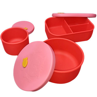 Mua Thức ăn chất lượng silicone hộp ăn trưa hộp bảo quản sưởi ấm vi sóng ngăn kín online manufacture