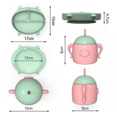 Mua BPA miễn phí đĩa cho bé ăn tùy chỉnh cho 6-12 tháng trên đường đi online manufacture