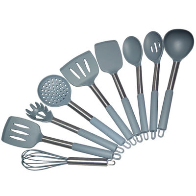 12 mảnh thìa silicone màu xám Bộ dụng cụ nấu nướng Kitchenaid tùy chỉnh