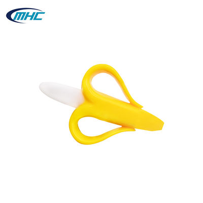 Bàn chải đánh răng chuối mềm không độc hại cho bé