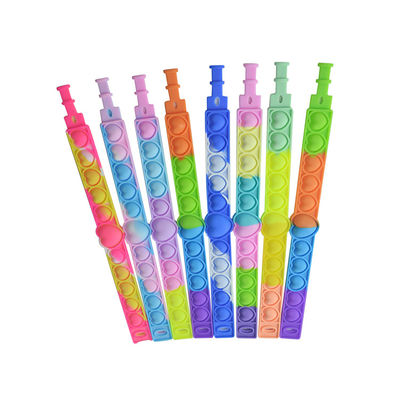 Vòng đeo tay bong bóng Pop giải nén đồ chơi giáo dục cho trẻ em bằng silicon