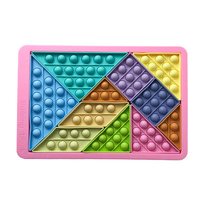 Unisex Kids Early Learning Đồ chơi giáo dục Bubble Fidget Đồ chơi Tangram Puzzle