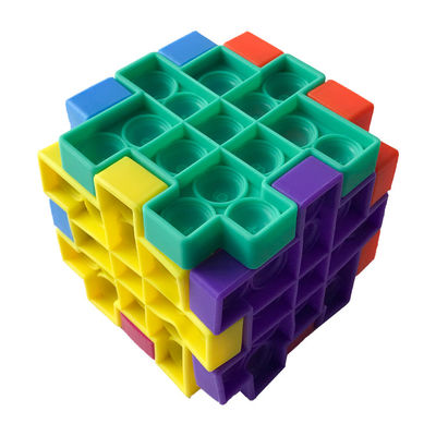 Đồ chơi giáo dục dành cho trẻ em 3D Poppit Infinity Cube Fidget Toy Màu tùy chỉnh