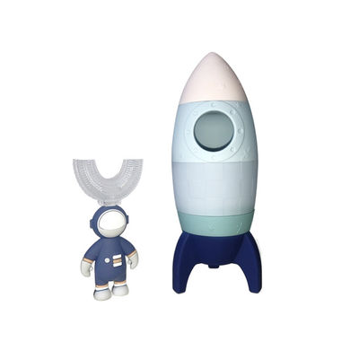 Silicone Baby Rocket Toy Trang trí bàn chải đánh răng Màu tùy chỉnh