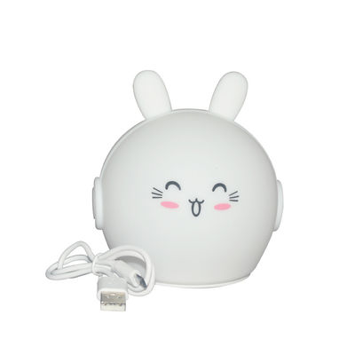 Đèn ngủ silicon có thể sạc lại hình con thỏ Soft Touch chuyển đổi màu sắc cho trẻ em