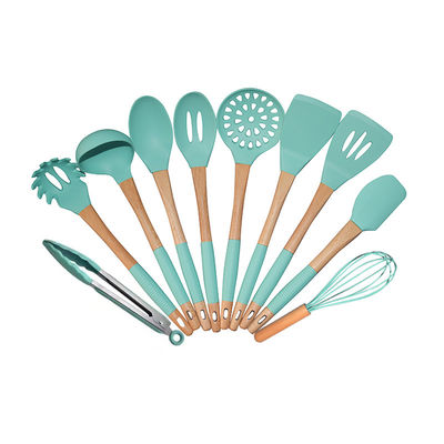 Thìa silicone chịu nhiệt Đồ dùng nhà bếp thân thiện với môi trường 10 cái