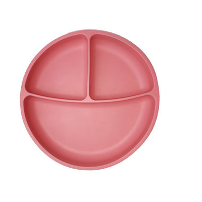 Đĩa ăn cho bé bằng silicon thân thiện với môi trường Bộ đồ ăn dành cho trẻ sơ sinh không chứa BPA
