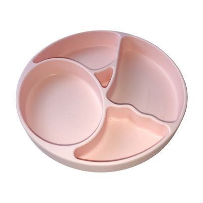 Bộ đĩa silicon cho trẻ em ăn dặm có ngăn Bpa Free