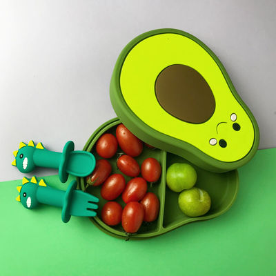 Hình dạng tùy chỉnh Tấm chia lớp thực phẩm silicone cho trẻ sơ sinh