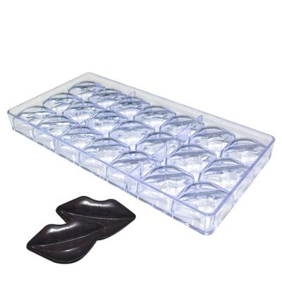 DIY PC Trang trí bánh Khuôn sô cô la Hình dạng miệng silicone
