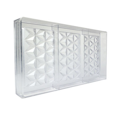 Khuôn sô cô la tùy chỉnh thủ công Khuôn sô cô la Polycarbonate trong suốt