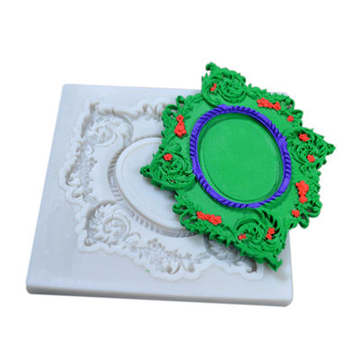 Dụng cụ làm bánh bằng silicon tùy chỉnh Hình dạng vòng hoa Khuôn làm kẹo mềm 3D cấp thực phẩm