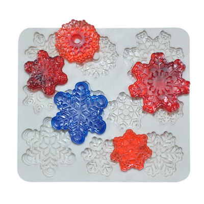 Khuôn Silicon Làm Bánh Fondant Silicone Cấp Thực Phẩm Handmade Tự Làm Hình Bông Tuyết