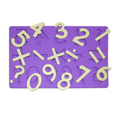 Number Shape Silicone Fondant Khuôn Thiết kế toán học đa chức năng