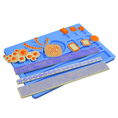Dụng cụ làm bánh bằng silicon Kích thước tùy chỉnh Thảm nướng chống trượt Đồ nội thất bằng silicone Fondant Khuôn mẫu Mat