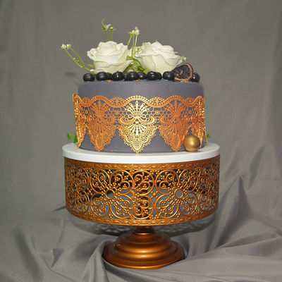 Dụng cụ làm bánh bằng silicon tự chế có khuôn ren Fondant để trang trí bánh
