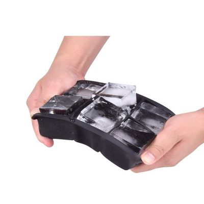 Khay làm đá viên silicon vuông 3D không dính 15,5 * 11 * 5cm Tùy chỉnh