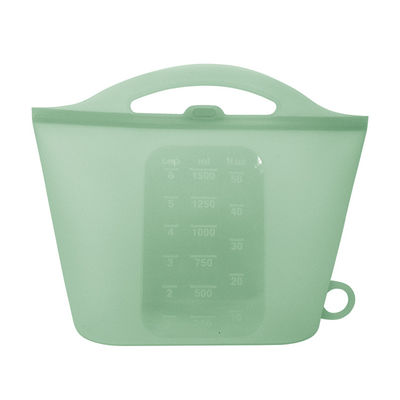 1500ml Trái cây Túi đựng thực phẩm silicon có thể tái sử dụng Nhiều màu bền vững