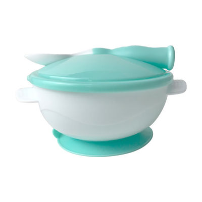 Bát ăn dặm bằng silicon miễn phí BPA có thìa cho trẻ em tùy chỉnh