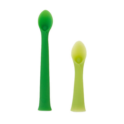 Giai đoạn đầu tiên Silicone Baby Spoon Cấp thực phẩm Đồ dùng cho trẻ sơ sinh không chứa BPA