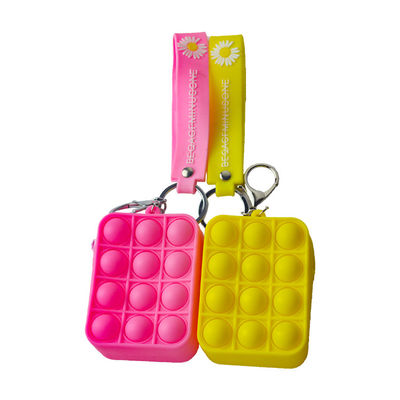 Pop Silicone Ví tiền xu nhỏ Sản phẩm theo xu hướng tùy chỉnh Bong bóng vuông