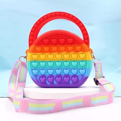 Push Bubble Girls Pop Shoulder Bag, Giảm căng thẳng Pop Fidget Purse