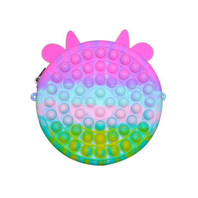 DIY Fashion Cartoon Mini Kids Fidget Chuỗi ví silicon dễ thương cho bé gái