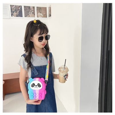 Túi đeo vai bằng silicon Fidget Pop Purse Hoạt hình dễ thương dành cho trẻ em