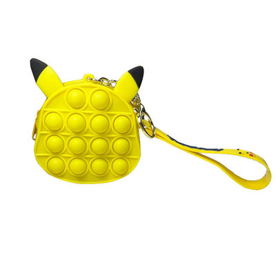 Ví mềm mini Kid Gift Zipper Rodent Pioneer Silicone Coin Purse Đa chức năng