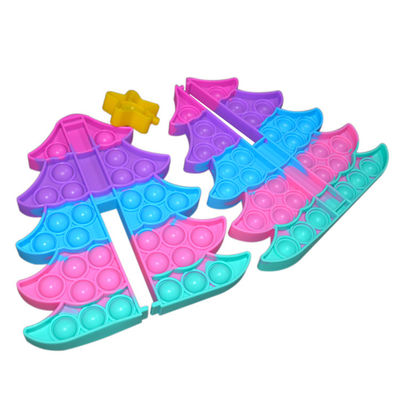 3D Lớn Tie Dye Cây Giáng Sinh Thần Tài Đồ Chơi Dễ Thương Popper Trò Chơi Quà Tặng Cho Trẻ Em