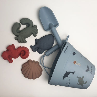 Silicone Nontoxic trẻ em hướng dẫn đồ chơi bãi biển Miniature Set cho trẻ em