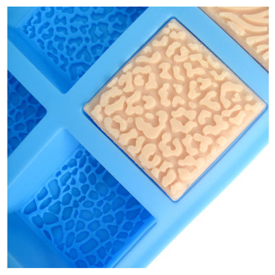 MHC chất lượng cao tùy chỉnh chất lượng thực phẩm 3d thủ công hình chữ nhật silicone xà phòng khuôn
