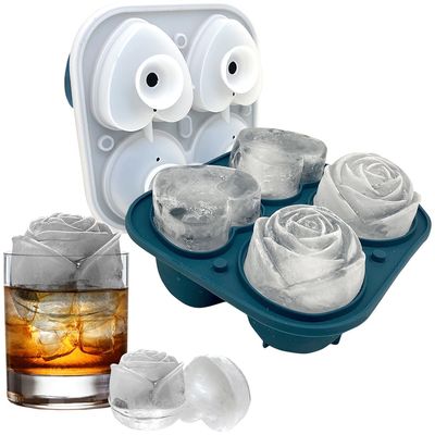 Công cụ bánh loại khuôn tùy chỉnh Cáp kích cỡ hoa Ice Cube Thẻ với nắp và thùng