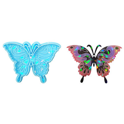 Độ bền cao 3D Holographic silicone khuôn cho MHC nhựa nghệ thuật trang trí Bướm Keychains