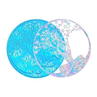 MHC Holographic Diy Resin Molds Wall Hangings Deco, Luxury Silicone Art Resin Molds