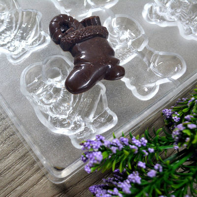 Hình dạng đặc biệt 3D Polycarbonate 3d Chocolate Bar Mold cho nhà bếp và nhà hàng