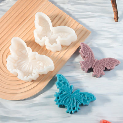 MHC động vật bướm khuôn cho nến bán buôn, lớn độc đáo nến 3d silicone khuôn