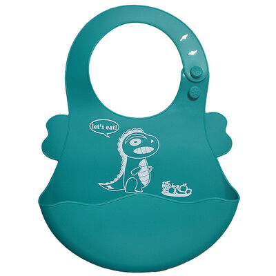Non-Toxic Baby Feeding Silicone Bibs Adjustable Waterproof Food Grade Silicone Baby Bibs Silicone Feeding Bibs